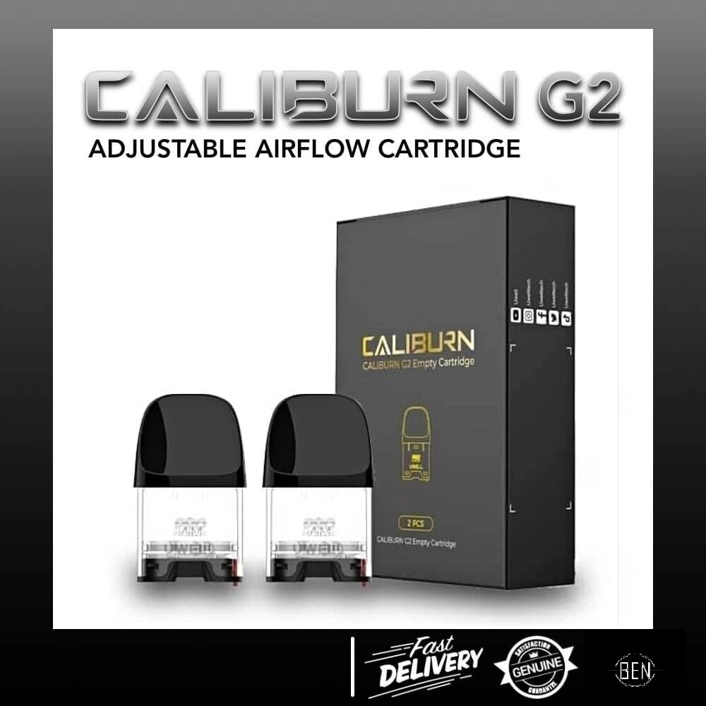 Uwell Caliburn G2 Empty Cartridge 2ml : For G2 / GK2 / TENET / GZ2 (2pcs/pack)
