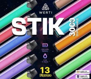 WERTI STIK 3000PUFFS DISPOSABLE POD