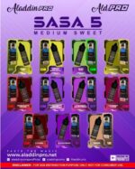 Aladdin Pro PE511 SASA 5 FLAVOR 18K 18000 Puffs DSP Pod Fullset and Cartridge (Copy)
