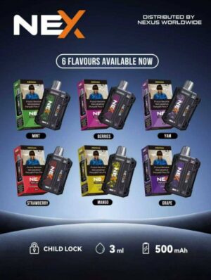 NEXUS PRE-FILLED 3000 PUFFS DISPOSABLE POD