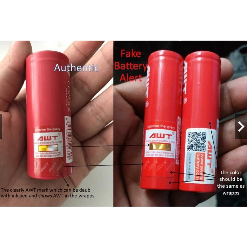 AWT 3500 3300 3000MAH – BATTERY FOR POD KIT - Image 2